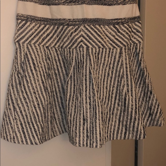 J.Crew Tweed Striped Drop Waist Ruffle Dress - Picture 3 of 8